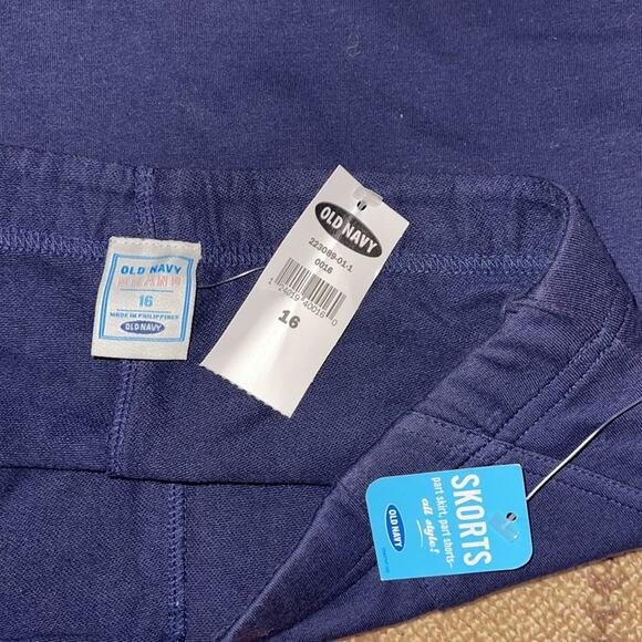 Old Navy navy skort w grosgrain ribbon tie. NWT 16 - Picture 8 of 8